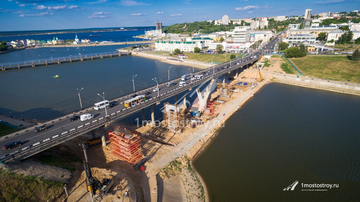 Реконструкция Московского моста в г. Чебоксары | МостoСтройИнжиниринг